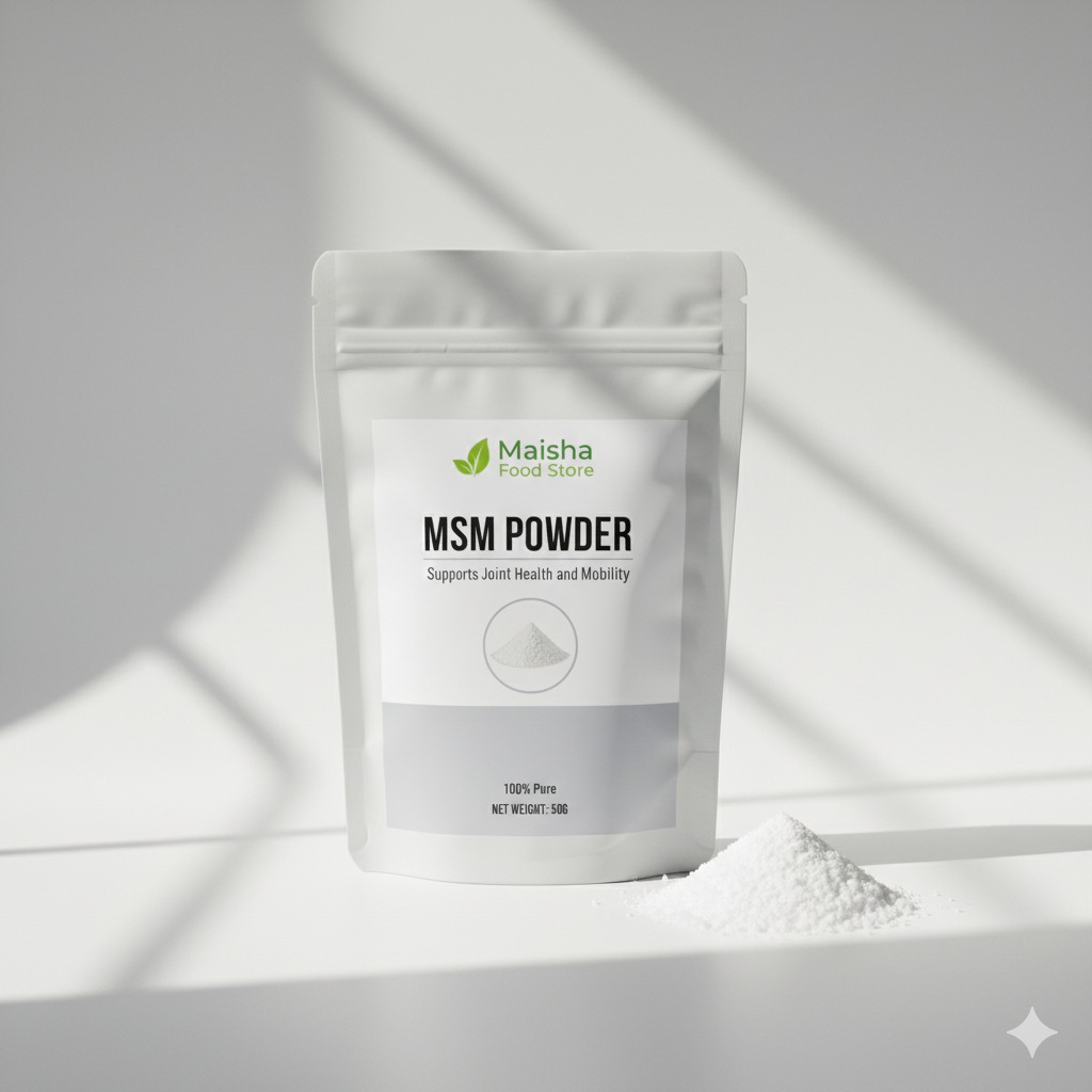 MSM Powder: Support for Joints, Hair, and Connective Tissue