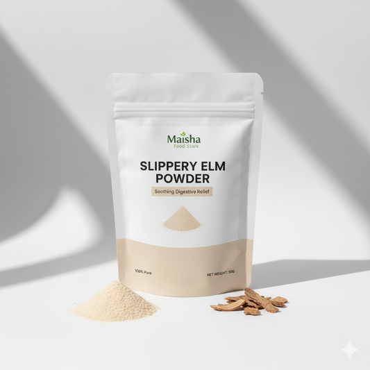 Slippery Elm Powder: Soothe Digestion, Calm Throat & Support Gut Health Naturally