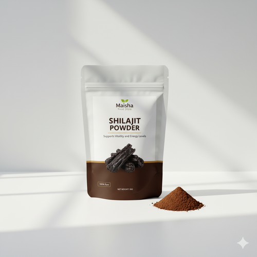 Maisha Shilajit Powder – 100% Pure Himalayan Resin in Powder Form