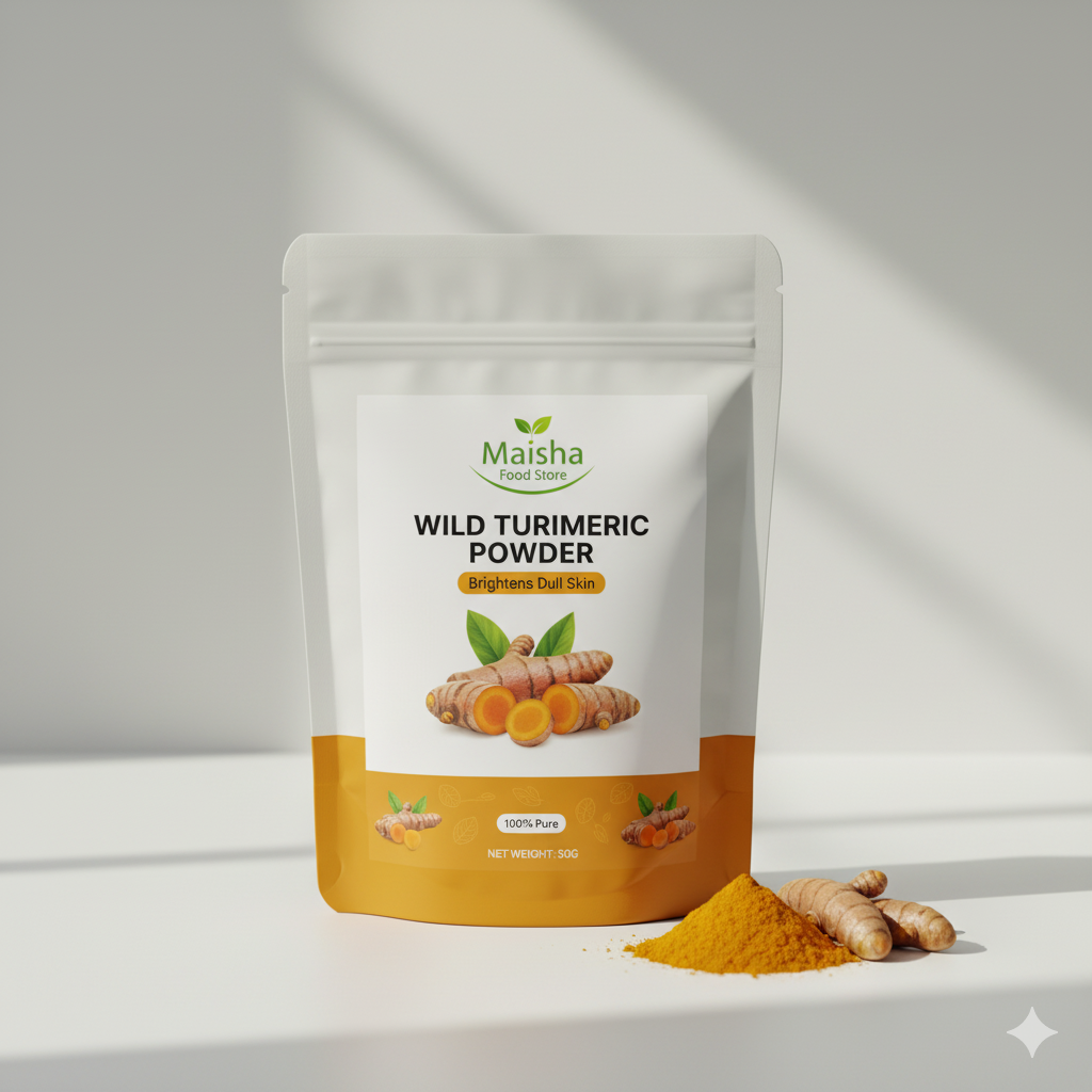 Wild Turmeric Powder: Brighten Skin, Soothe Acne & Purify Naturally